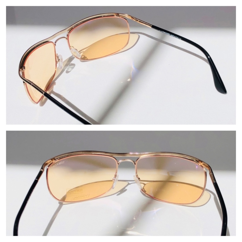 New TOM FORD Ryder Rose Gold Orange Sunglasses - Picture 8 of 16